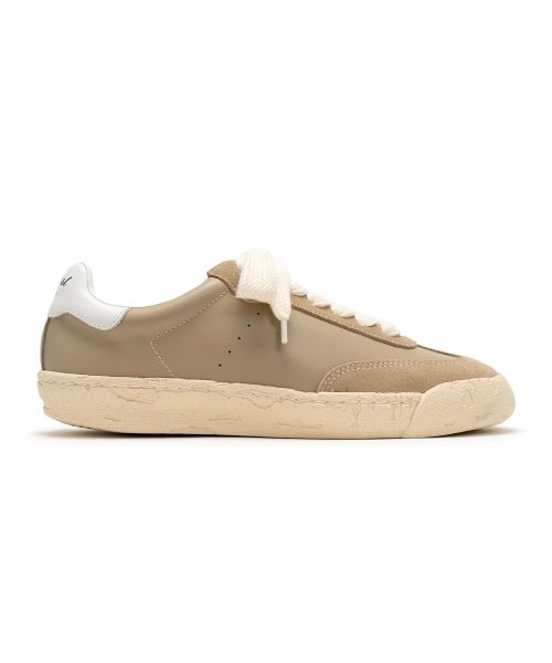 "FRANCIS" PAST Sole Mixed Material Low-Top Sneakers