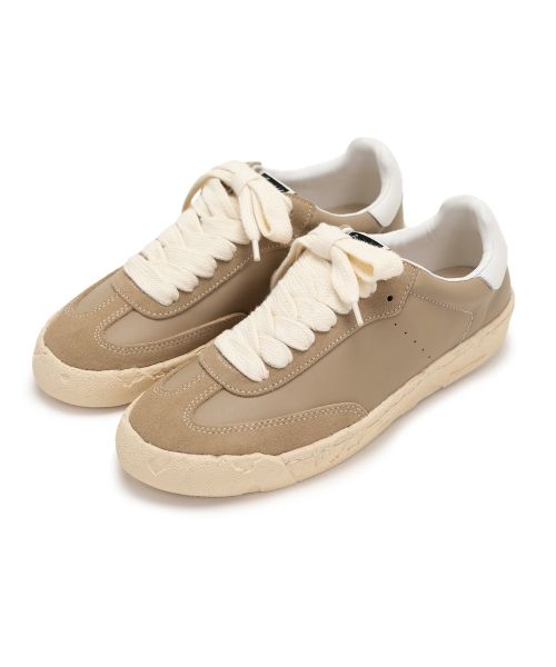 "FRANCIS" PAST Sole Mixed Material Low-Top Sneakers