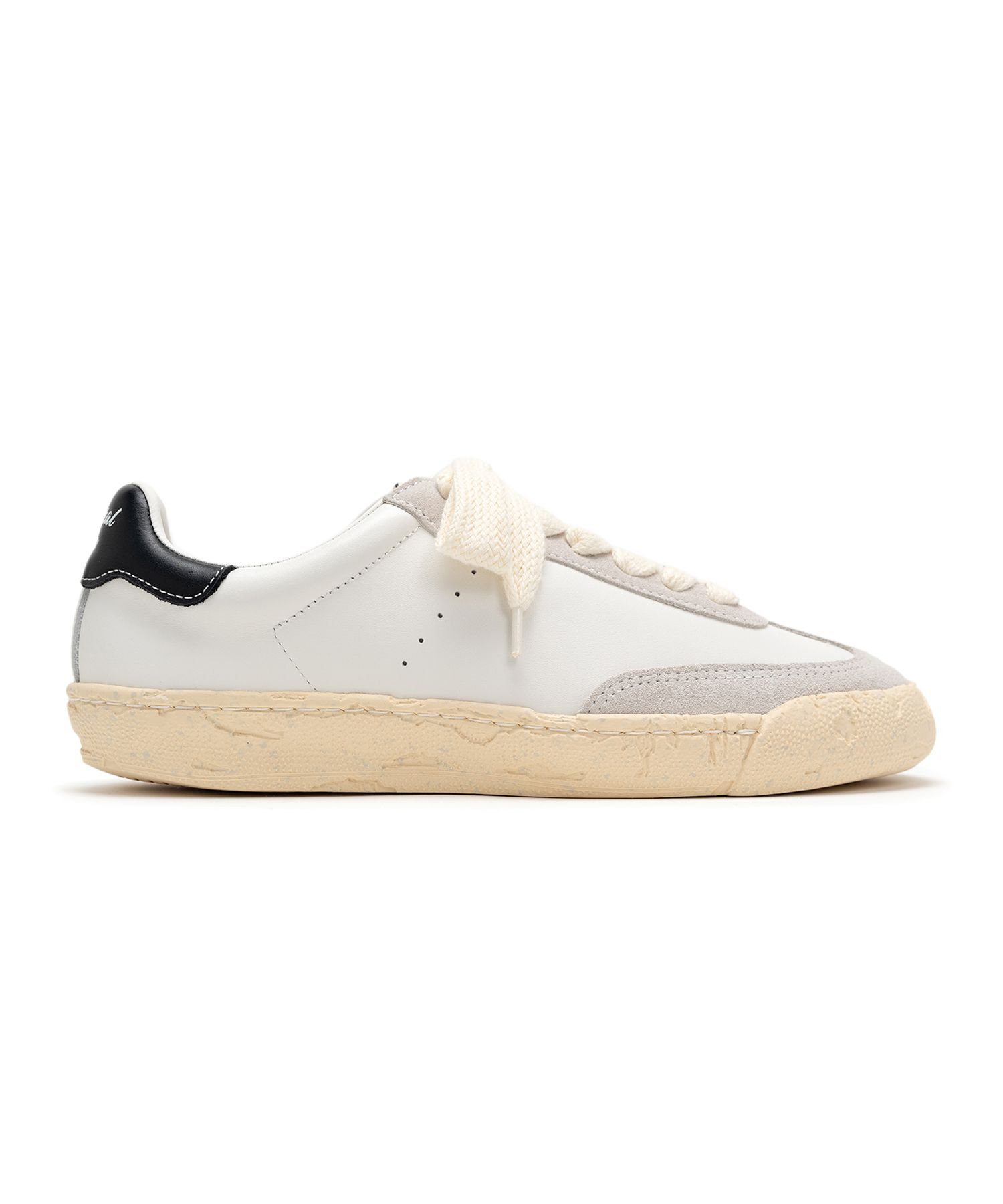 "FRANCIS" PAST Sole Mixed Material Low-Top Sneakers