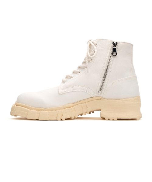 "JOSEPH" Vintage-like Sole Canvas Boots