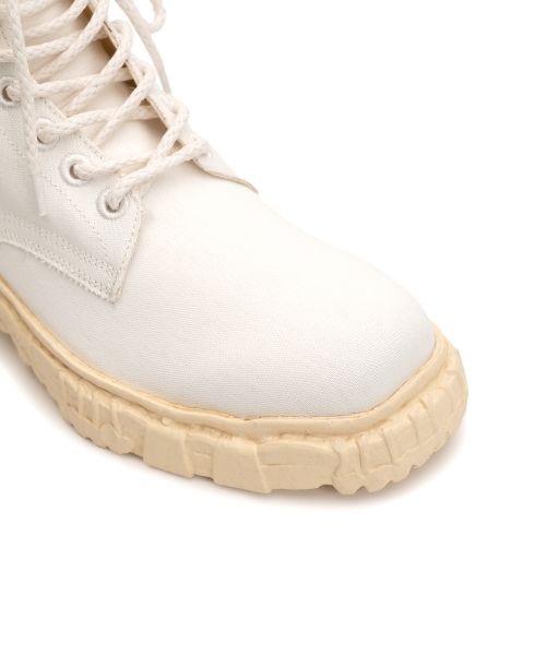 "JOSEPH" Vintage-like Sole Canvas Boots