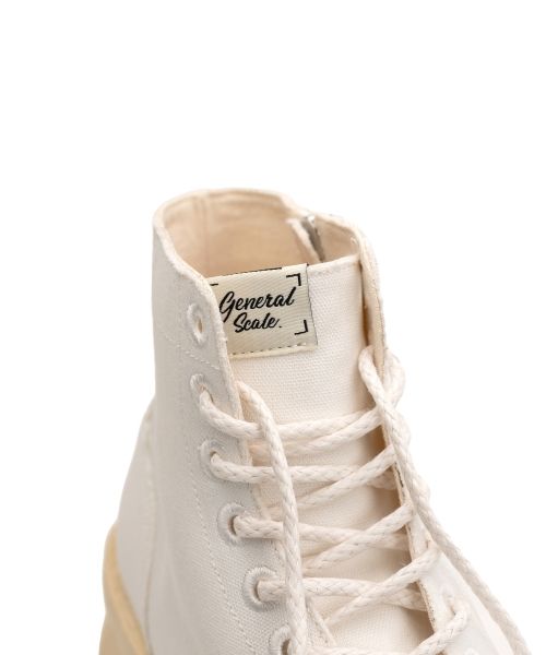 "JOSEPH" Vintage-like Sole Canvas Boots