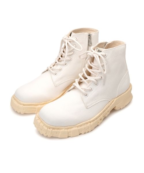 "JOSEPH" Vintage-like Sole Canvas Boots