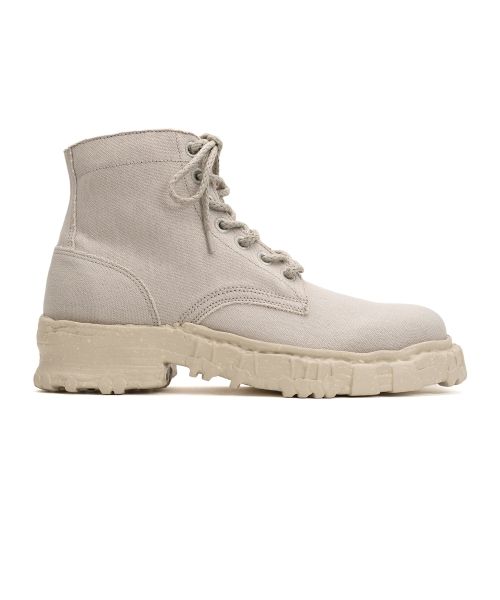 "JOSEPH" Vintage-like Sole Canvas Boots