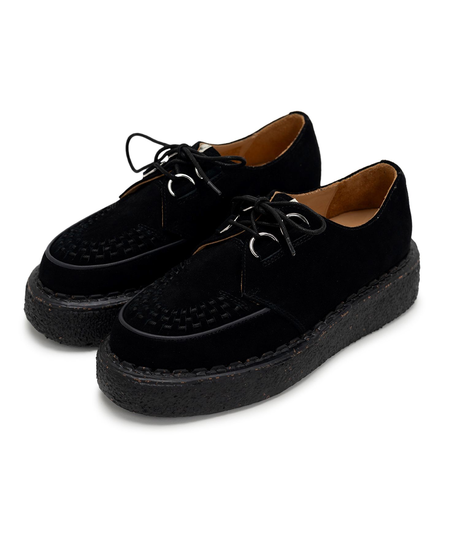 "DAVID"Suede Inter Lace Shoes