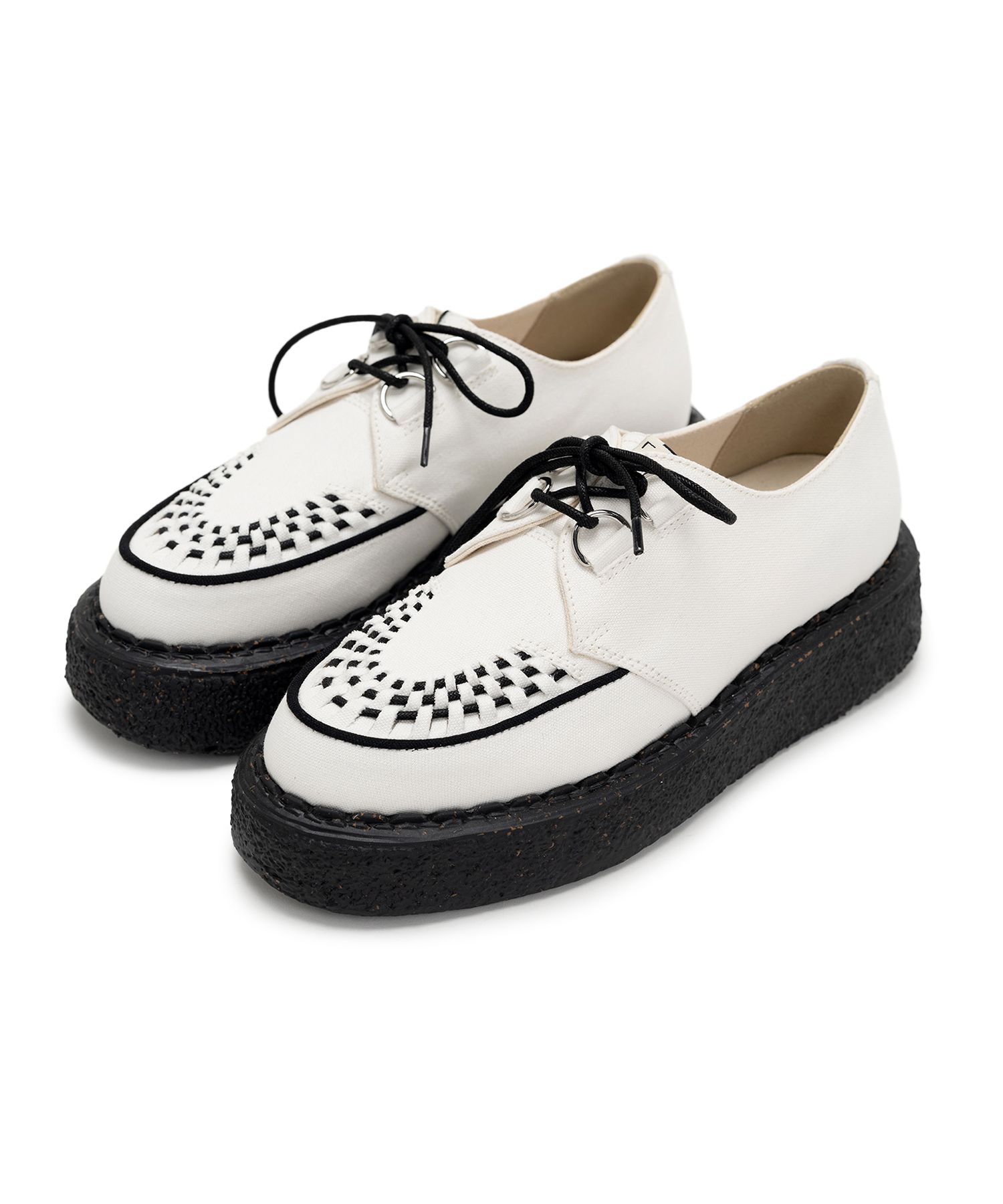 "DAVID"Canvas Inter Lace Shoes