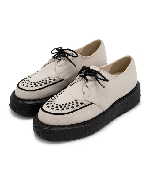 "DAVID"Canvas Inter Lace Shoes