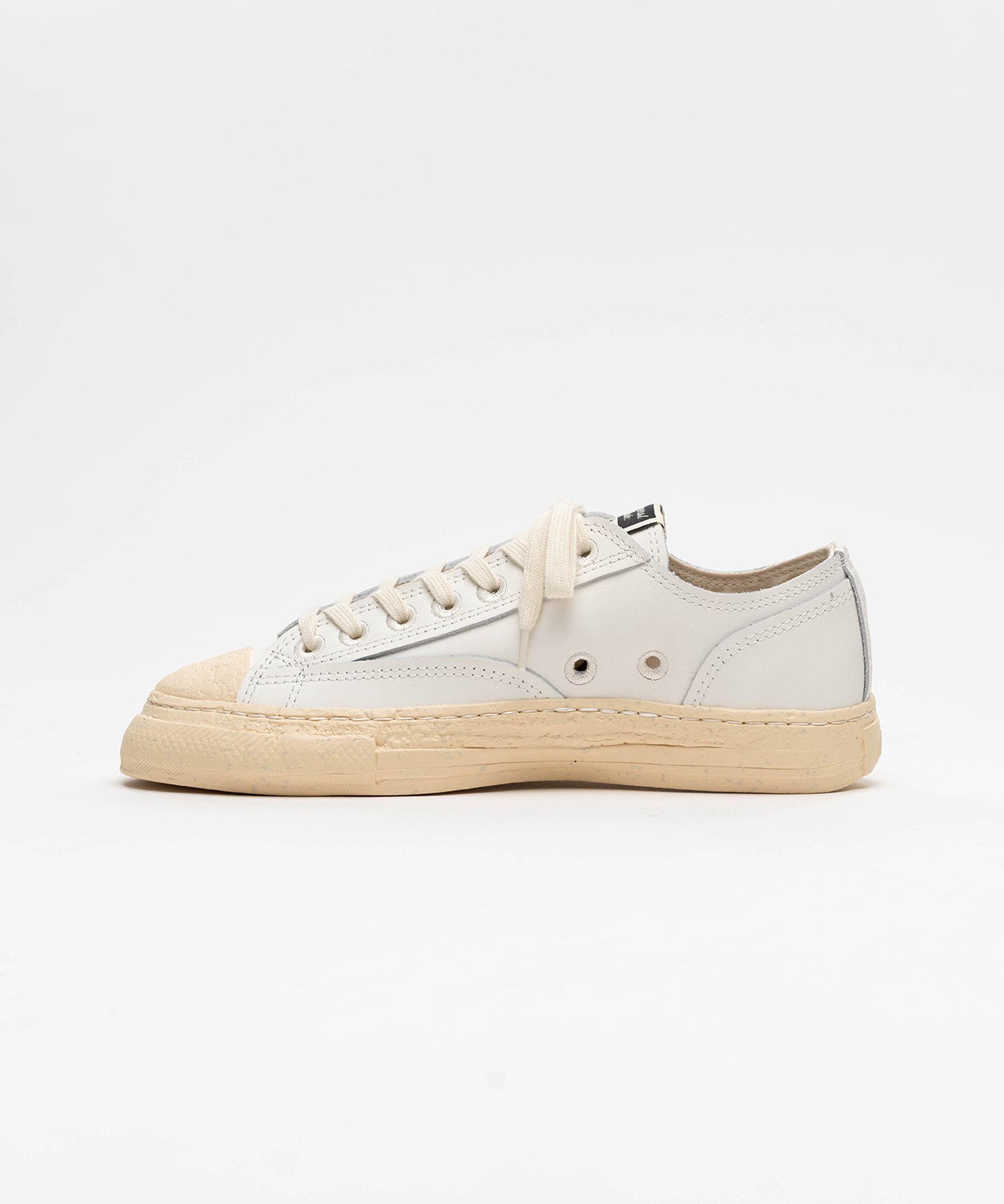 "ROY" PAST Sole Leather Low-top Sneaker