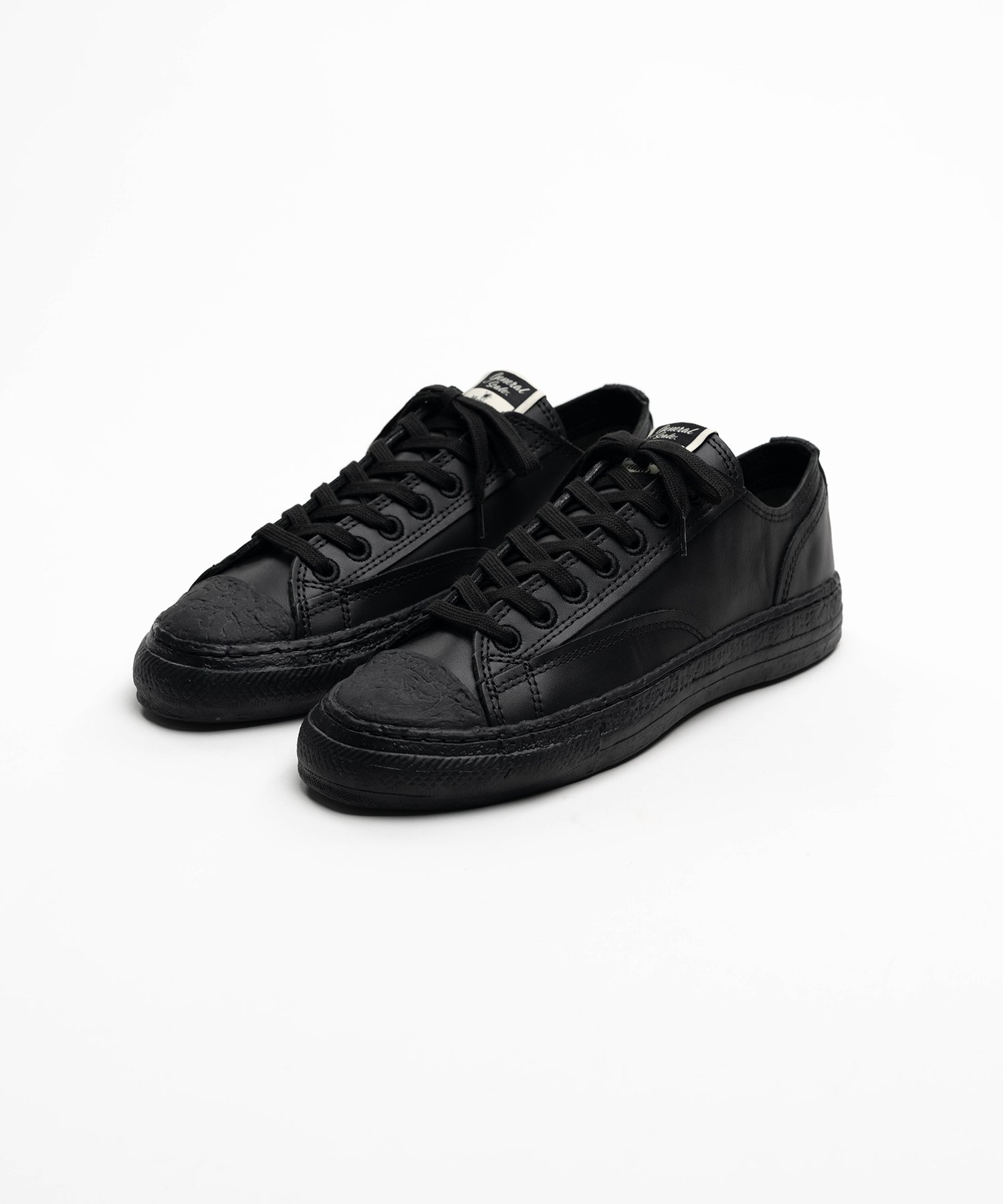 "ROY" PAST Sole Leather Low-top Sneaker