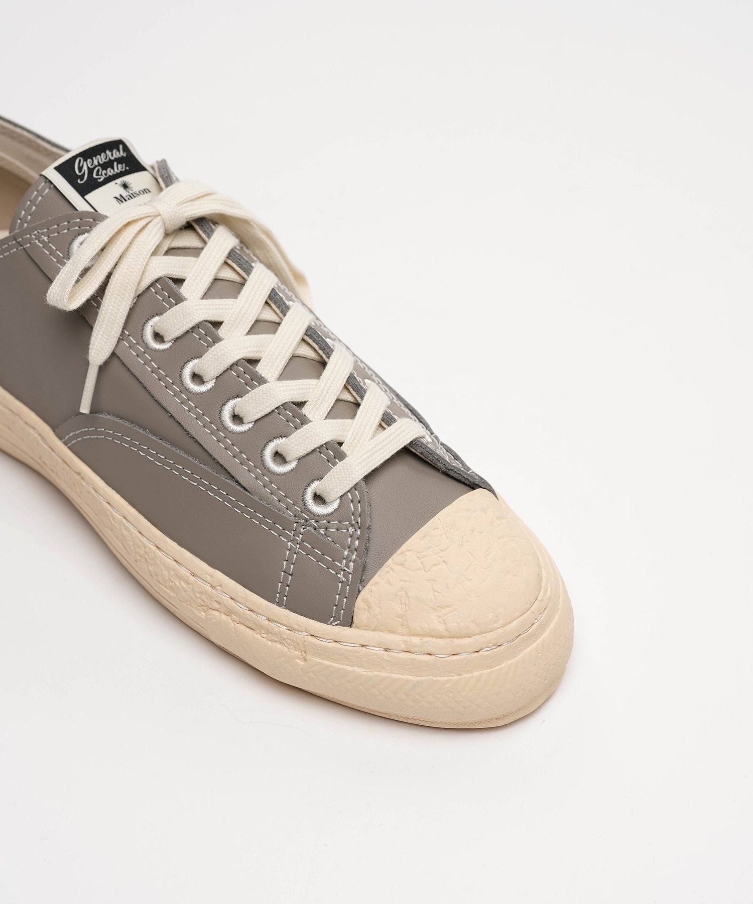 "ROY" PAST Sole Leather Low-top Sneaker