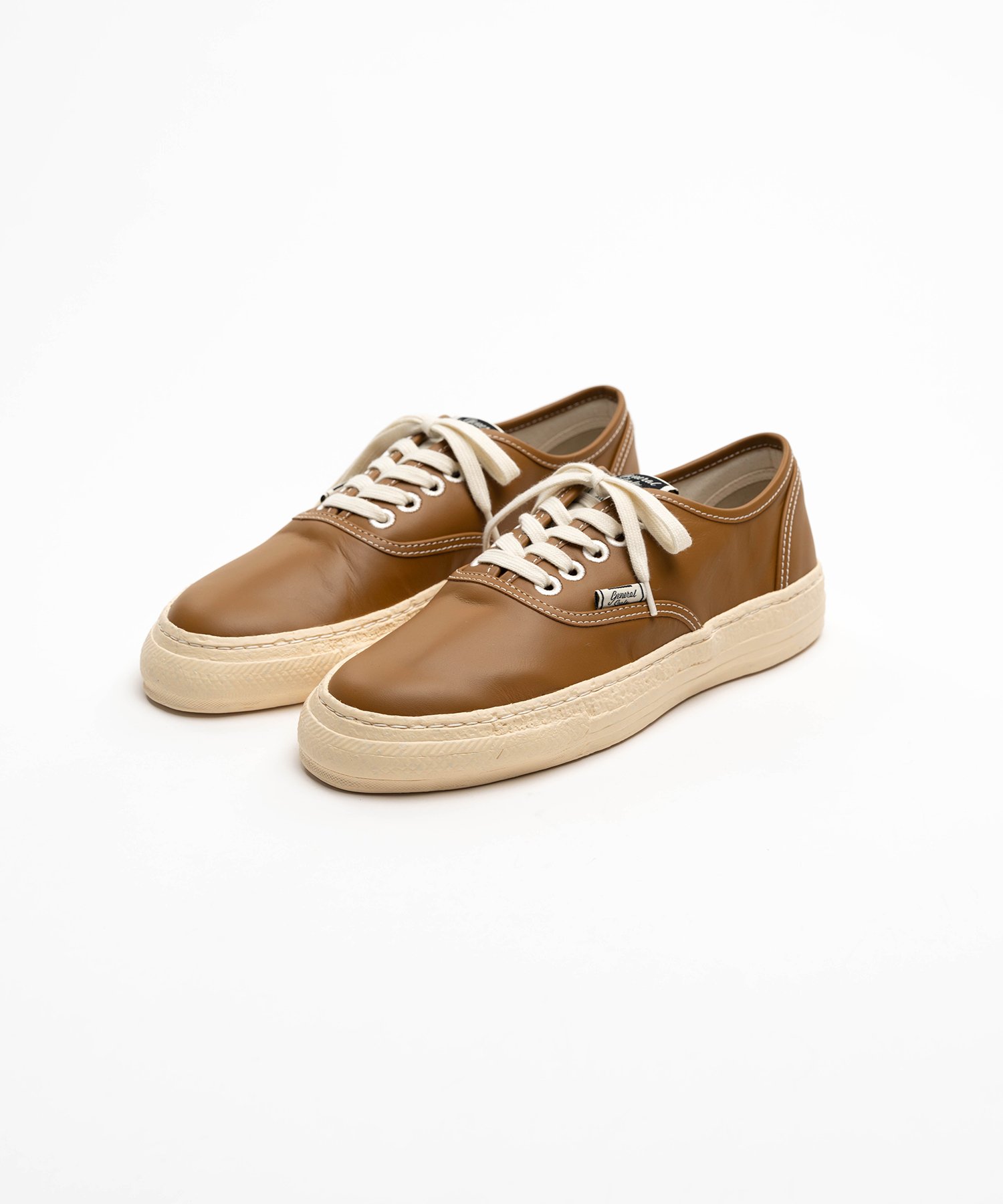 "KIEFER" PAST Sole Leather Low-top Sneaker