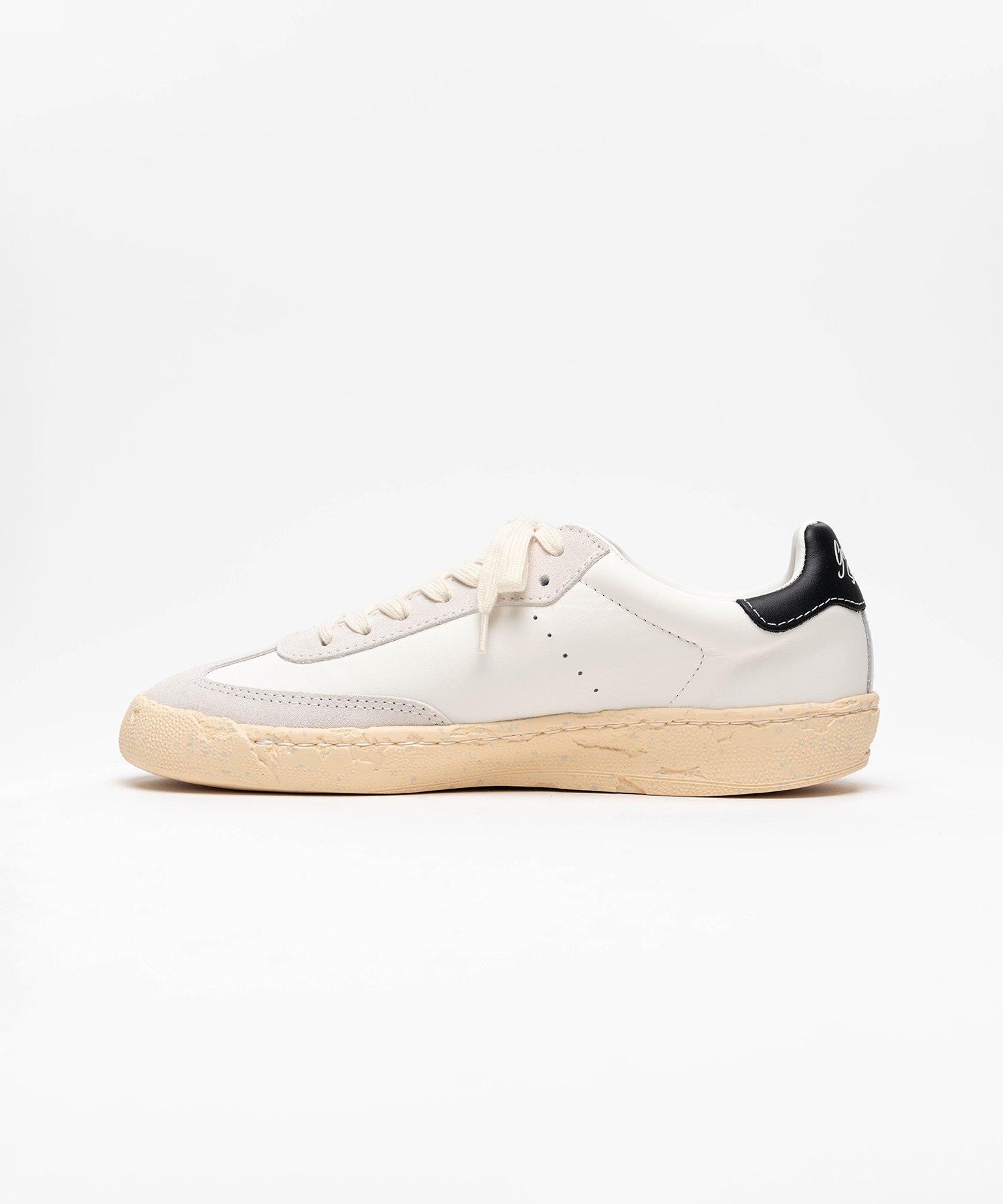 "FRANCIS" PAST Sole Mixed Material Low-Top Sneakers