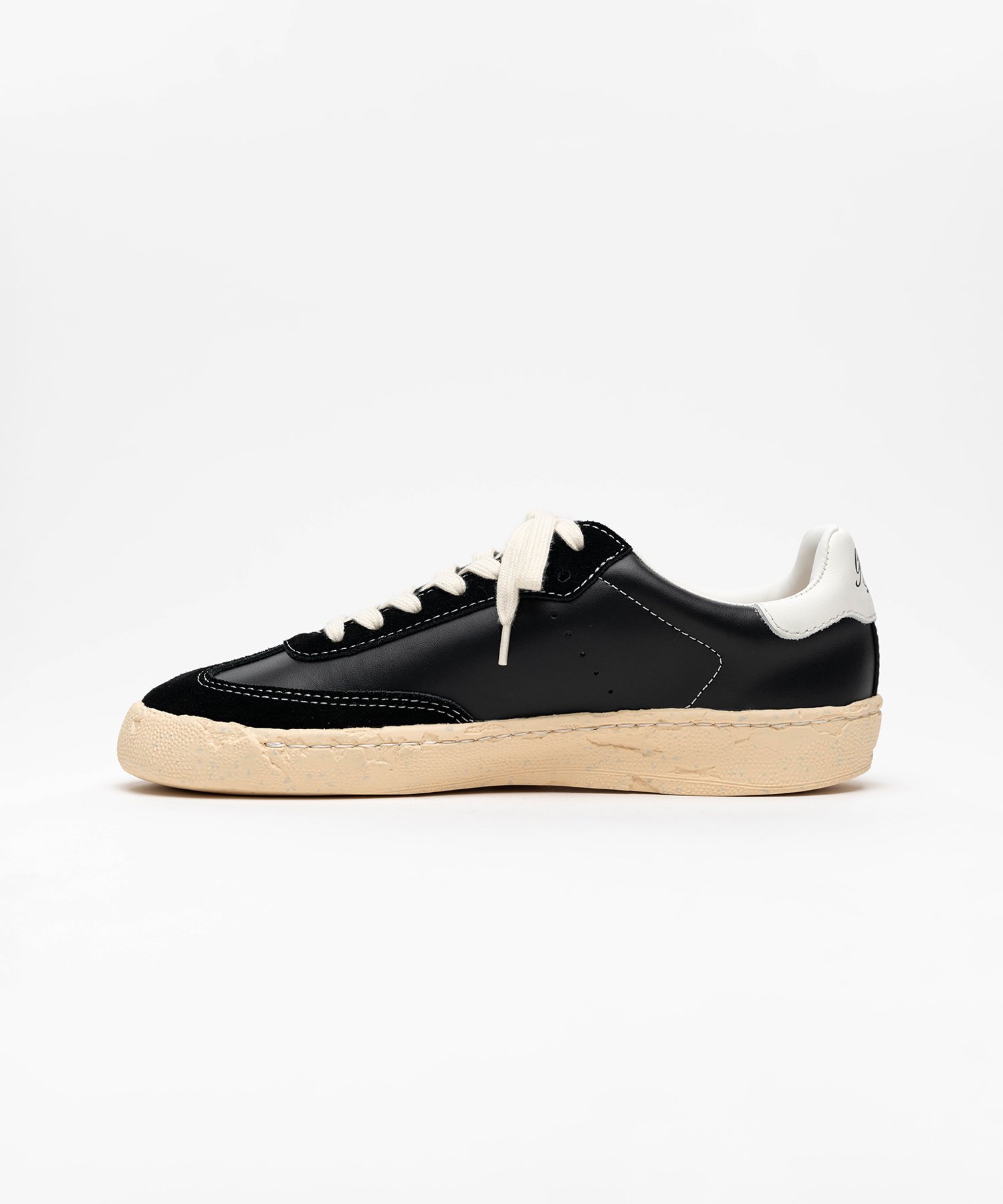 "FRANCIS" PAST Sole Mixed Material Low-Top Sneakers