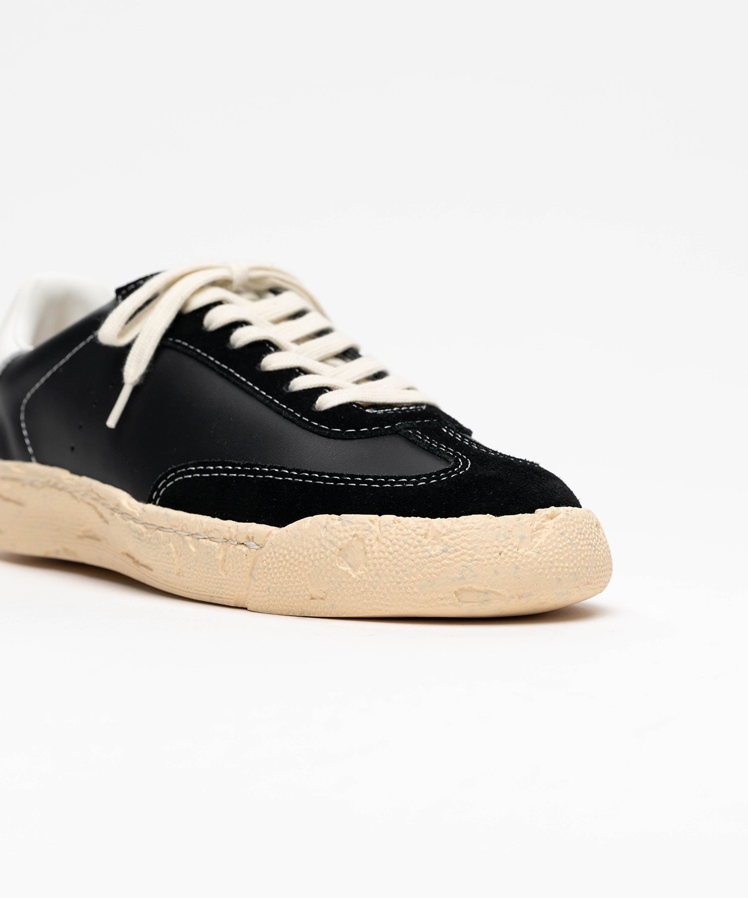 "FRANCIS" PAST Sole Mixed Material Low-Top Sneakers