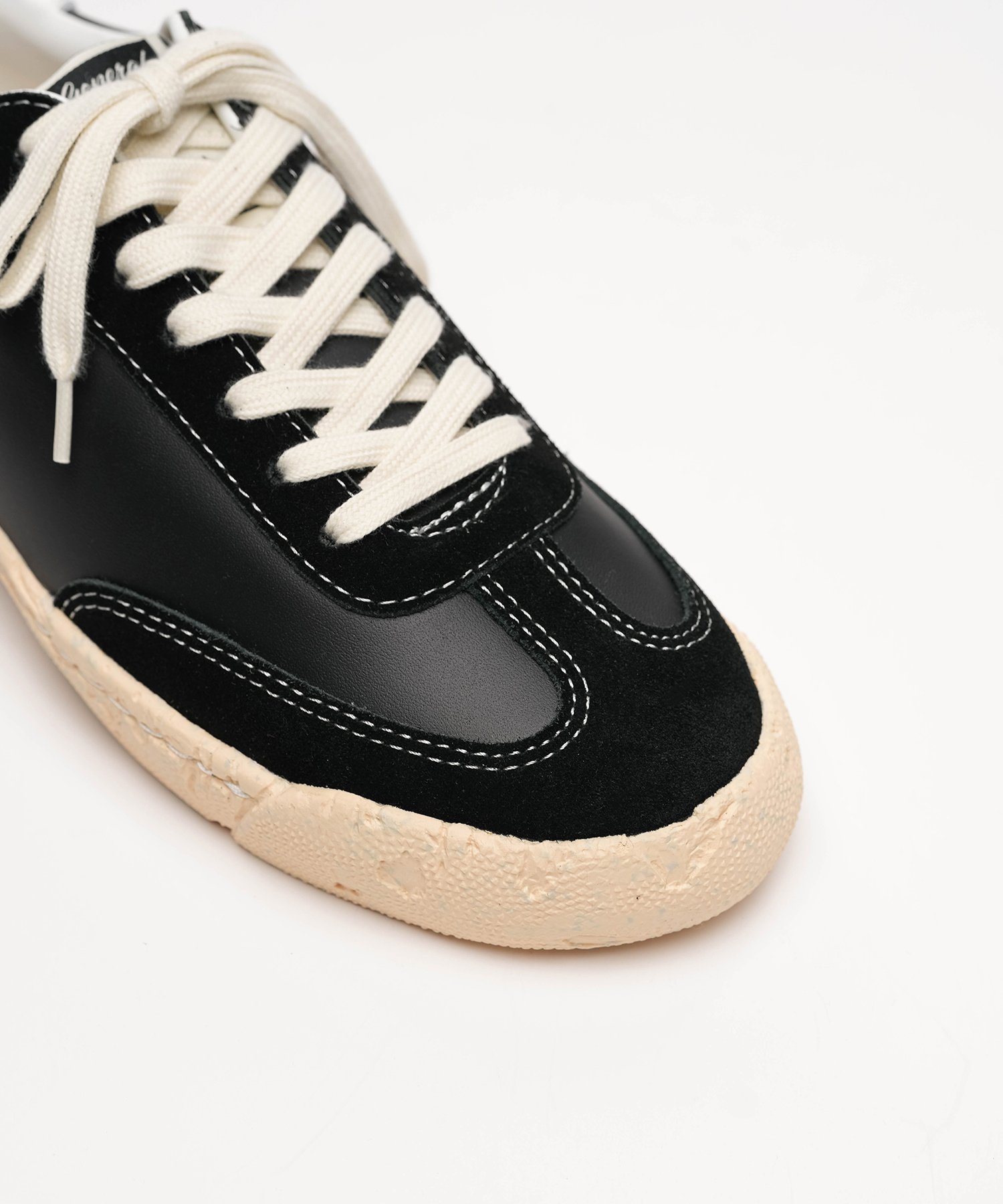 "FRANCIS" PAST Sole Mixed Material Low-Top Sneakers