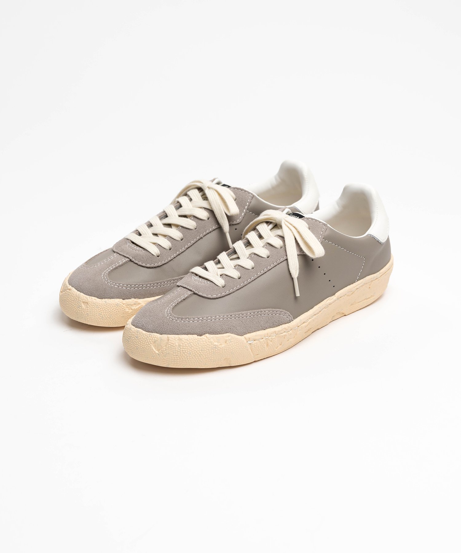 "FRANCIS" PAST Sole Mixed Material Low-Top Sneakers