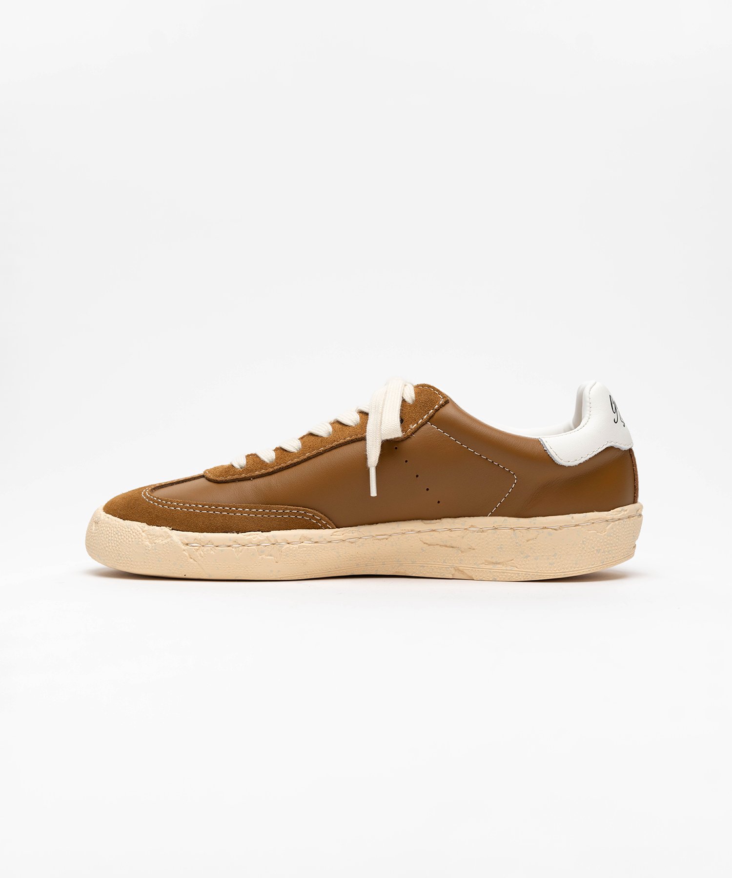 "FRANCIS" PAST Sole Mixed Material Low-Top Sneakers