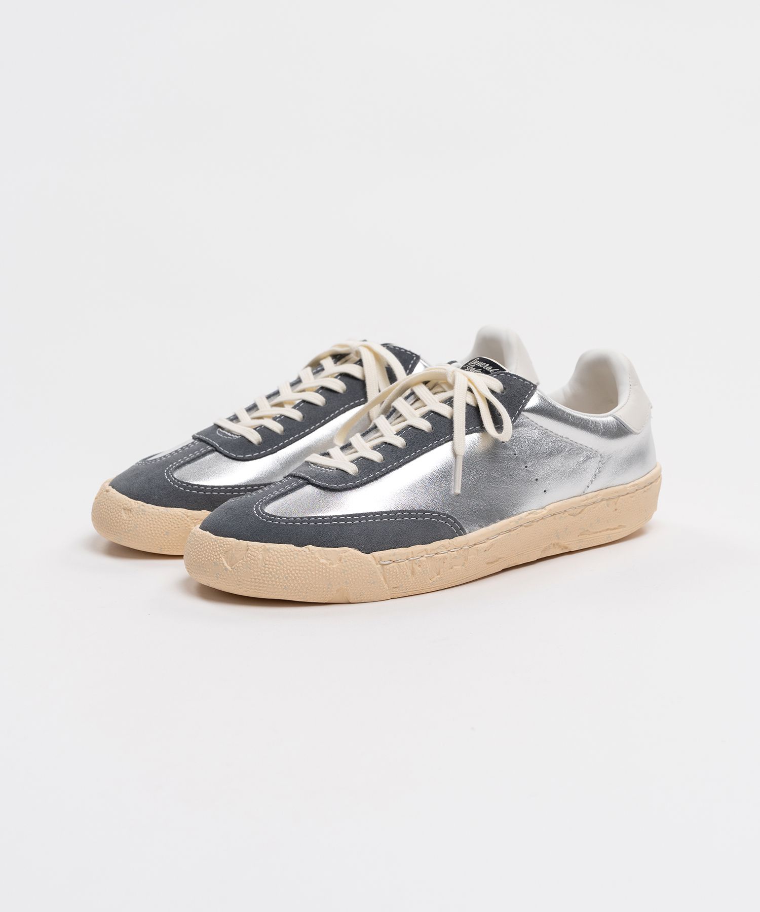 "FRANCIS" PAST Sole Mixed Material Low-Top Sneakers