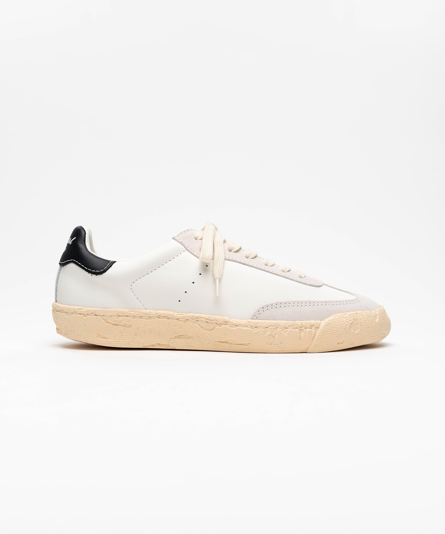 "FRANCIS" PAST Sole Mixed Material Low-Top Sneakers