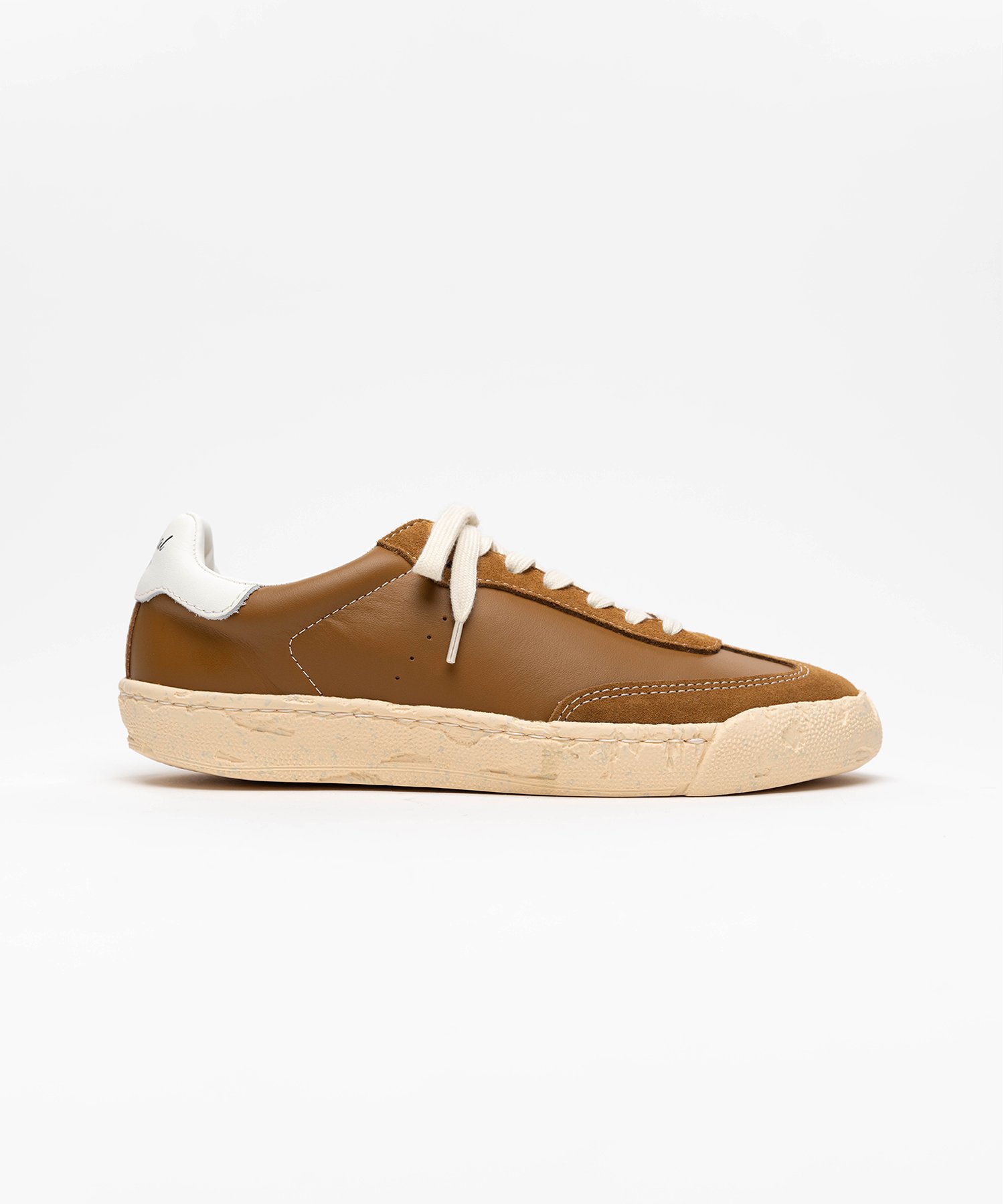 "FRANCIS" PAST Sole Mixed Material Low-Top Sneakers