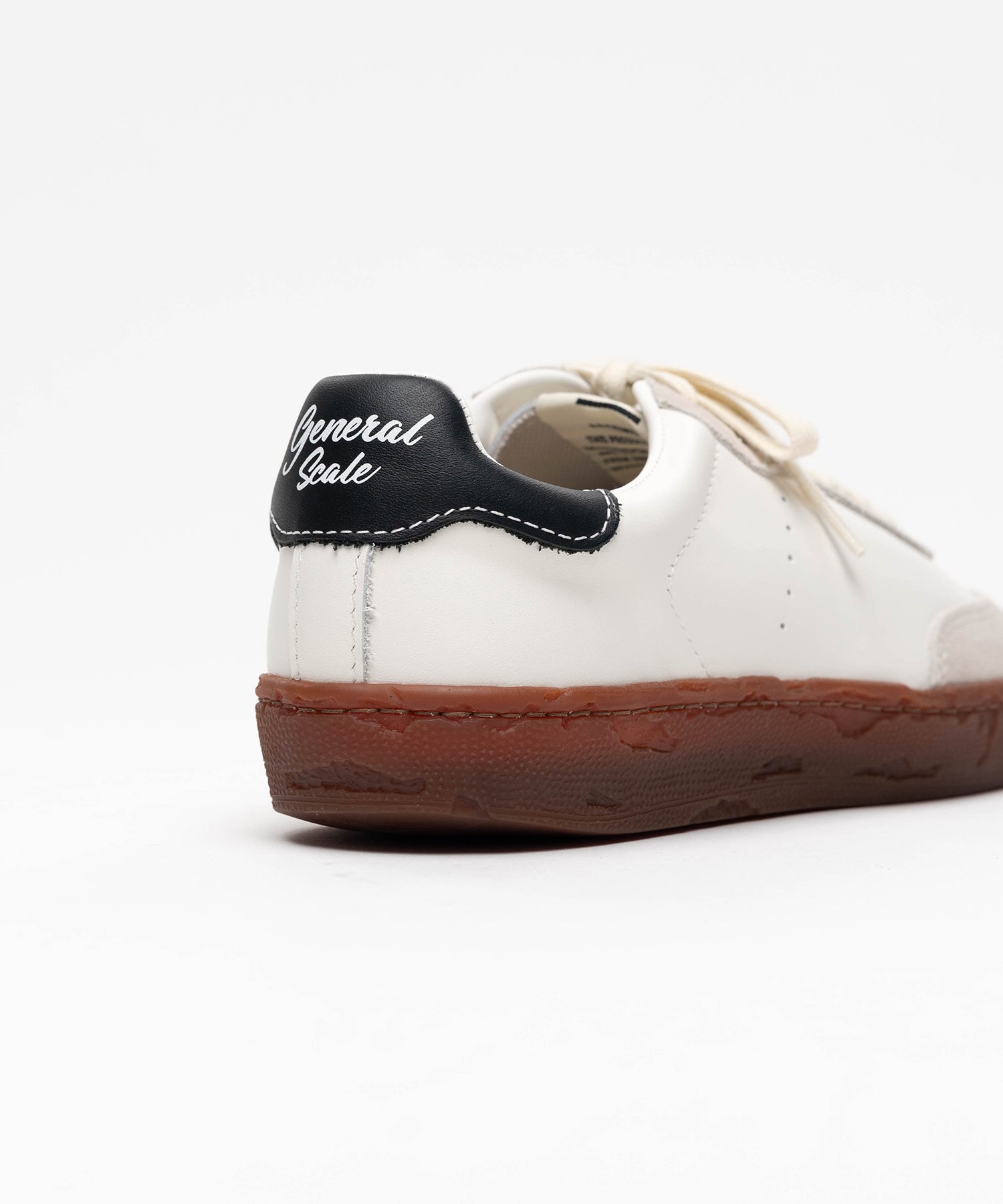 "FRANCIS" PAST Sole Brown Edge Mixed Material  Low-Top Sneakers