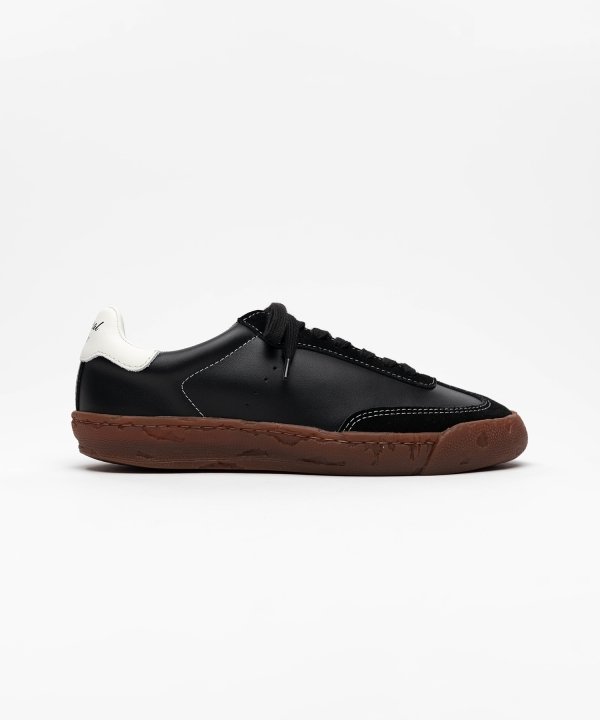 "FRANCIS" PAST Sole Brown Edge Mixed Material  Low-Top Sneakers
