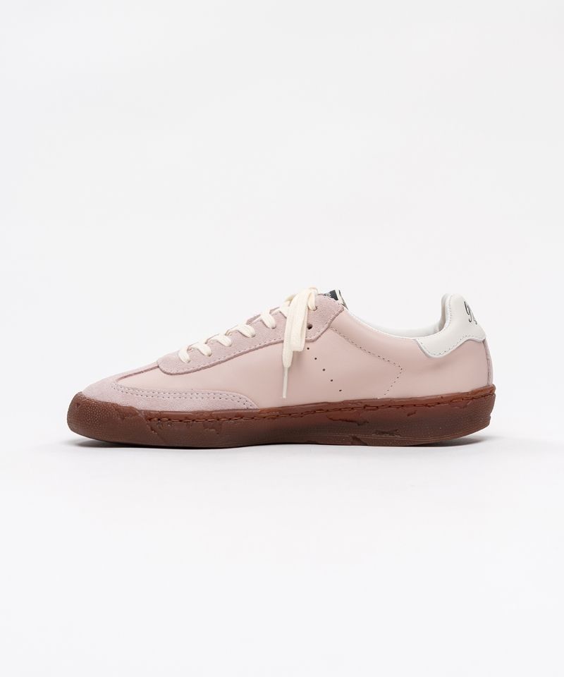 "FRANCIS" PAST Sole Brown Edge Mixed Material  Low-Top Sneakers