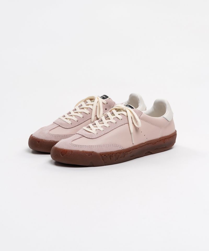 "FRANCIS" PAST Sole Brown Edge Mixed Material  Low-Top Sneakers
