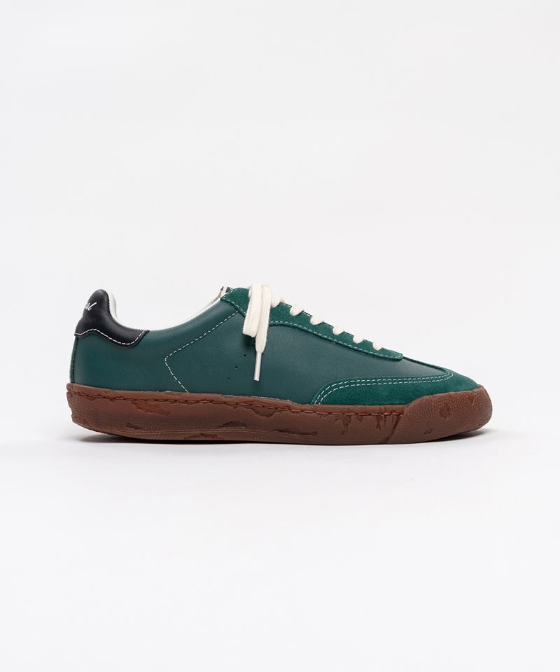 "FRANCIS" PAST Sole Brown Edge Mixed Material  Low-Top Sneakers