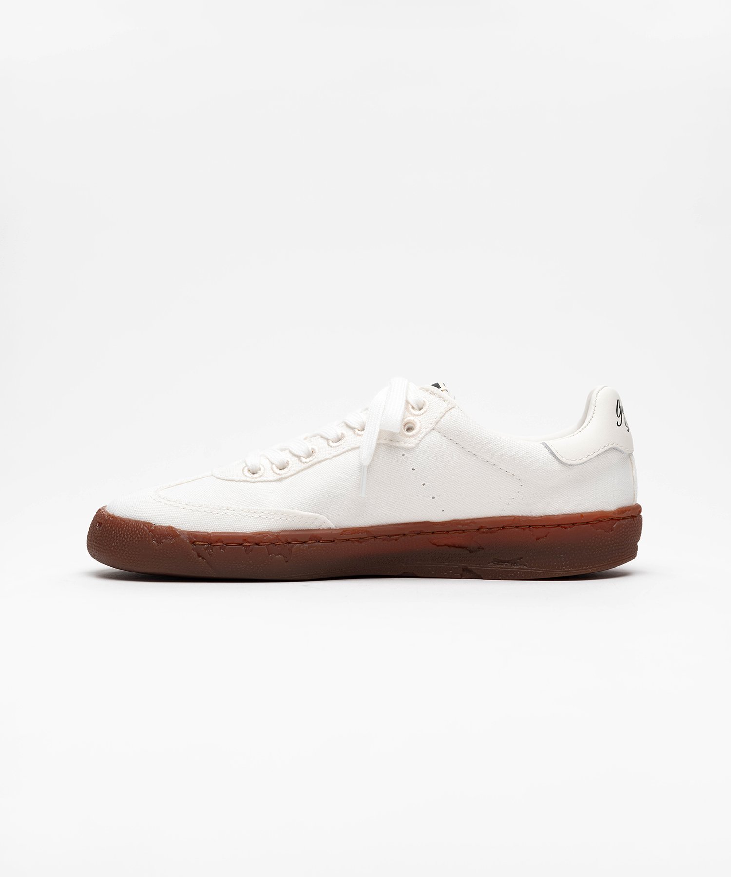 "FRANCIS"  PAST Sole Brown Edge Canvas Low-top Sneaker