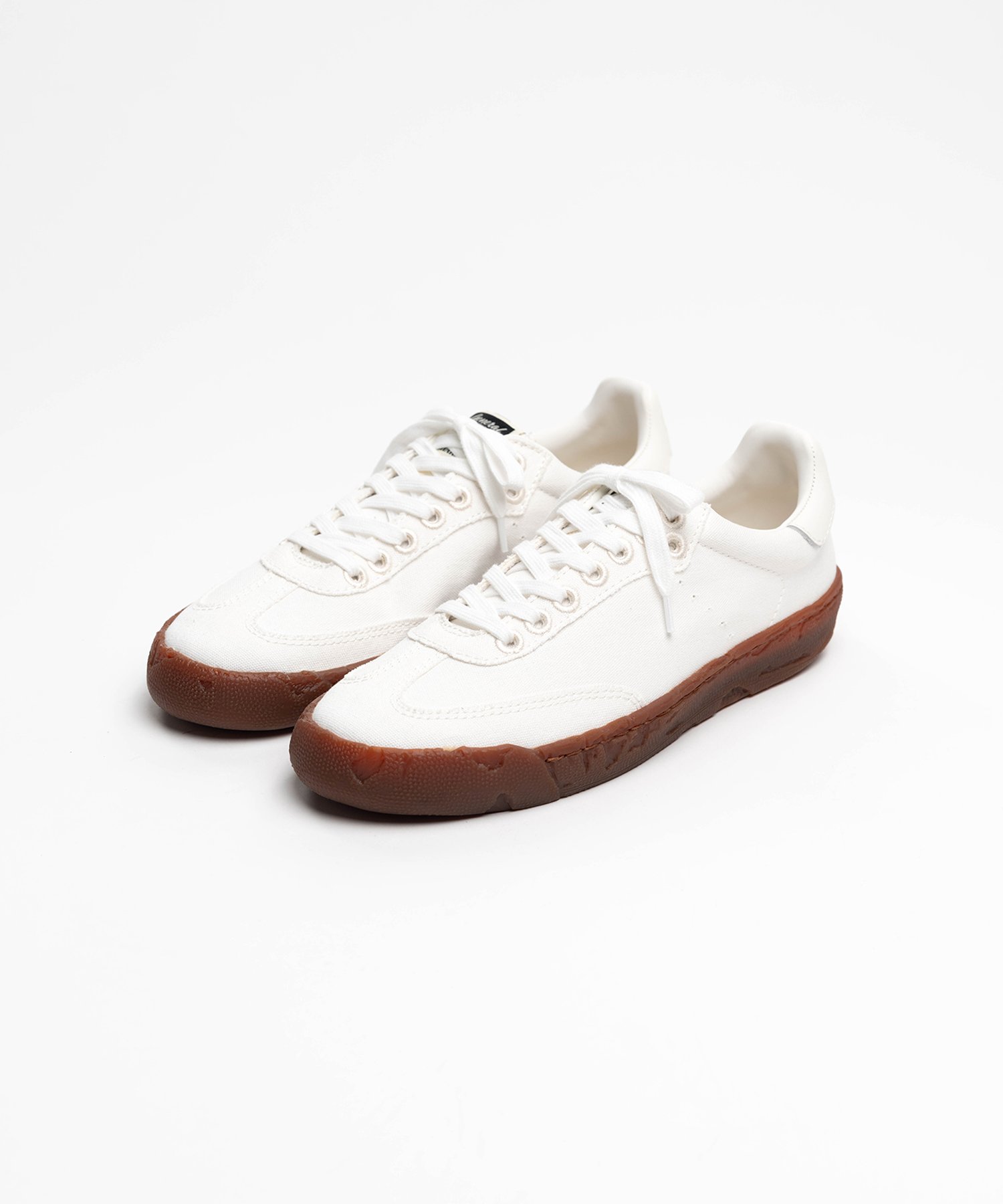 "FRANCIS"  PAST Sole Brown Edge Canvas Low-top Sneaker