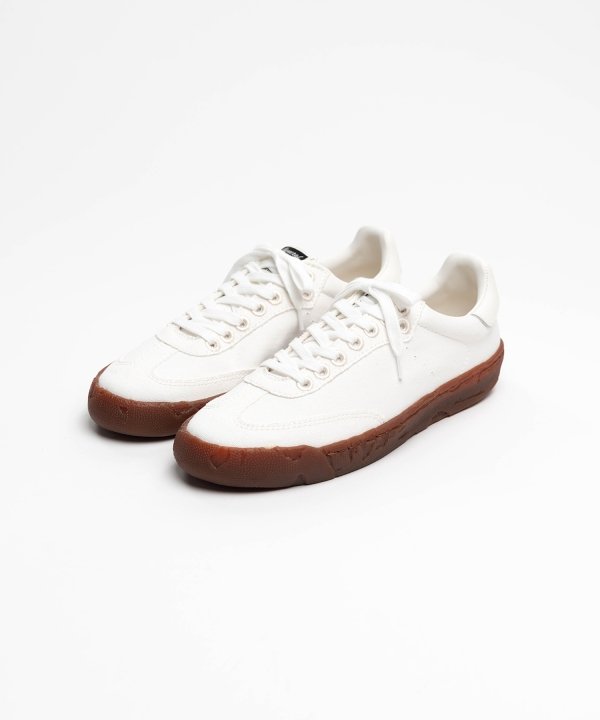 "FRANCIS"  PAST Sole Brown Edge Canvas Low-top Sneaker