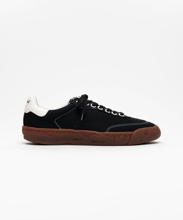 "FRANCIS"  PAST Sole Brown Edge Canvas Low-top Sneaker