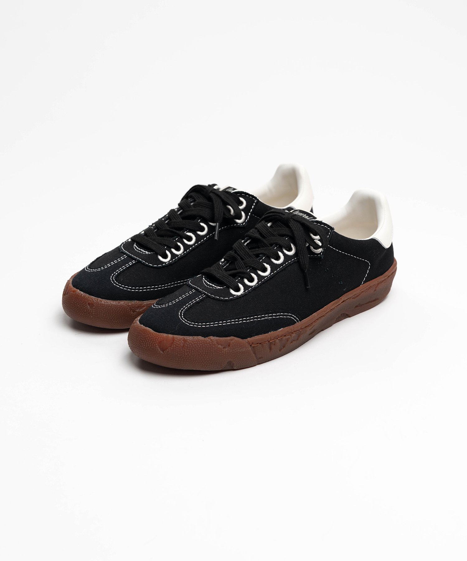 "FRANCIS"  PAST Sole Brown Edge Canvas Low-top Sneaker