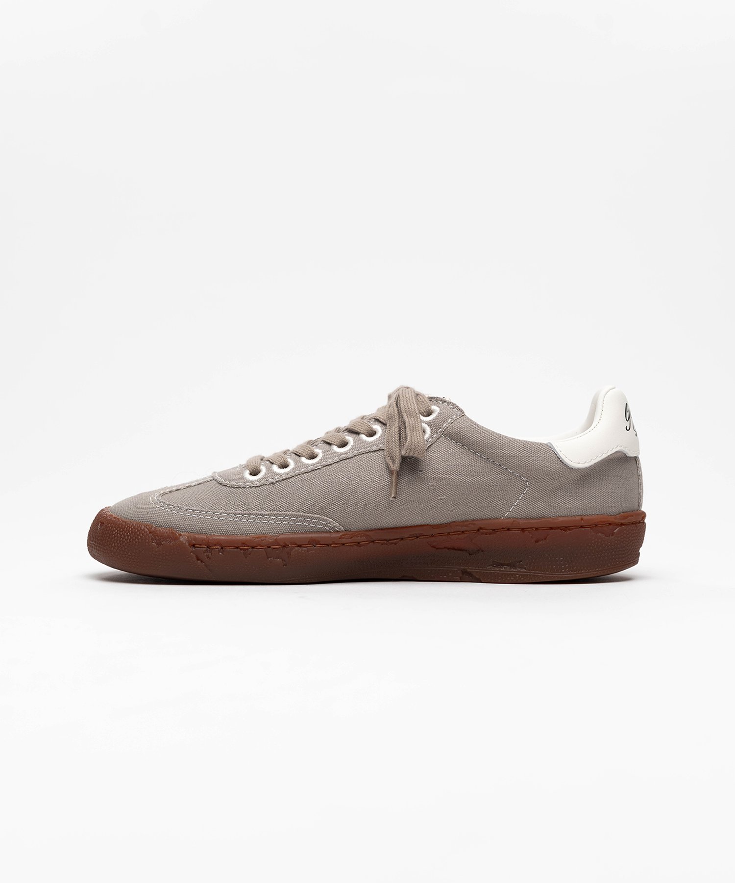 "FRANCIS"  PAST Sole Brown Edge Canvas Low-top Sneaker