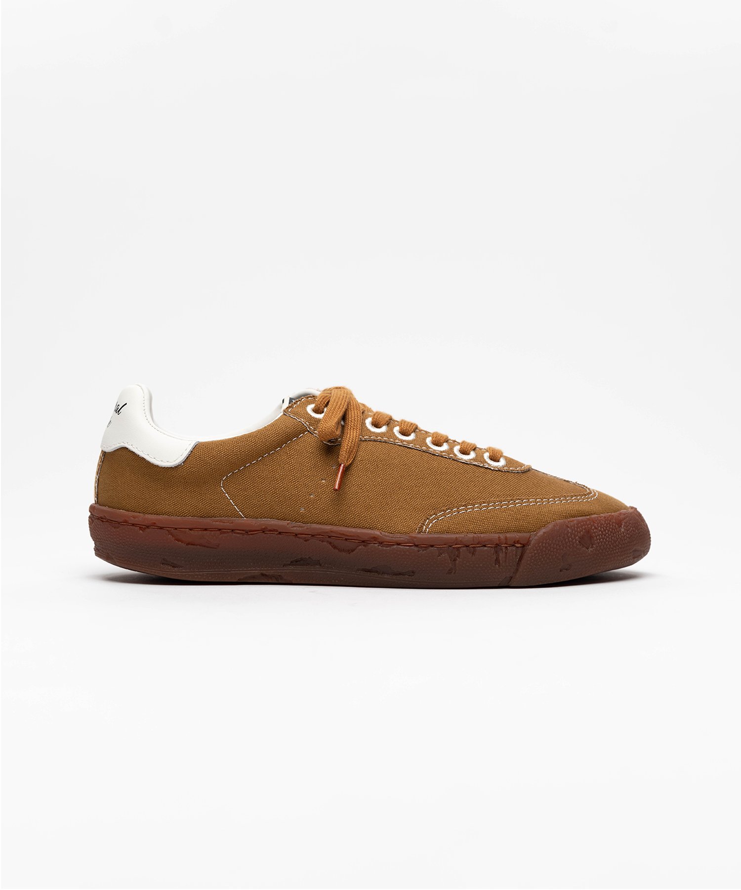 "FRANCIS"  PAST Sole Brown Edge Canvas Low-top Sneaker