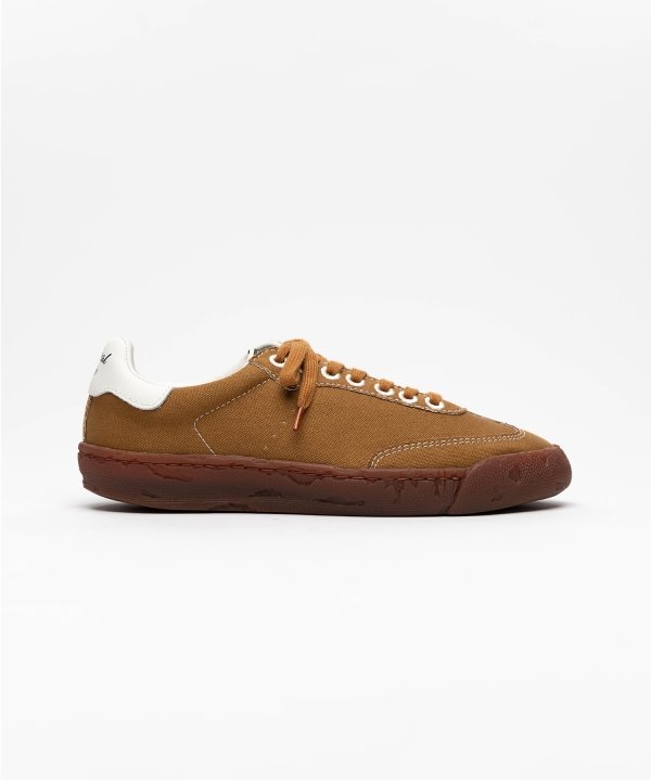 "FRANCIS"  PAST Sole Brown Edge Canvas Low-top Sneaker