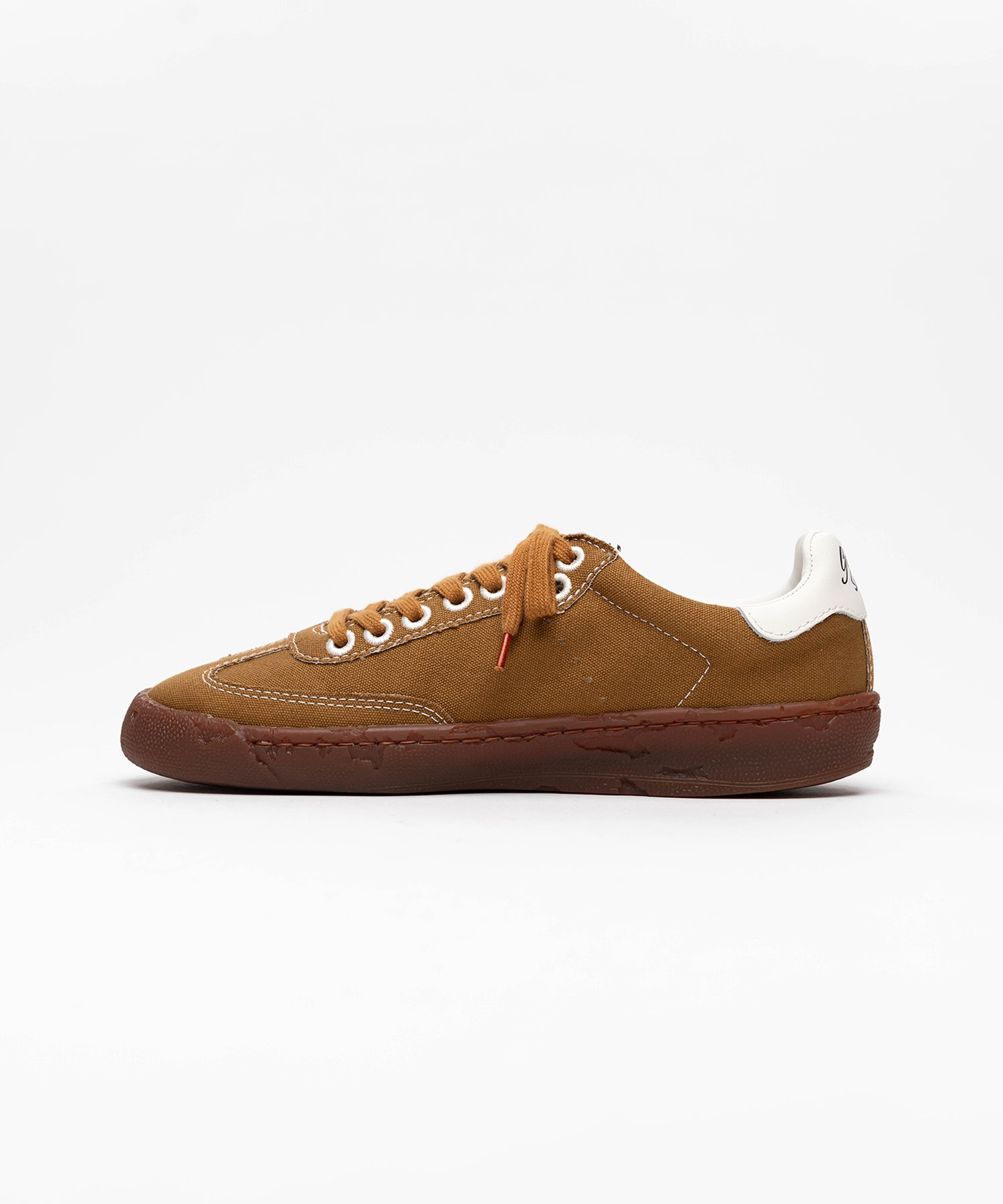 "FRANCIS"  PAST Sole Brown Edge Canvas Low-top Sneaker