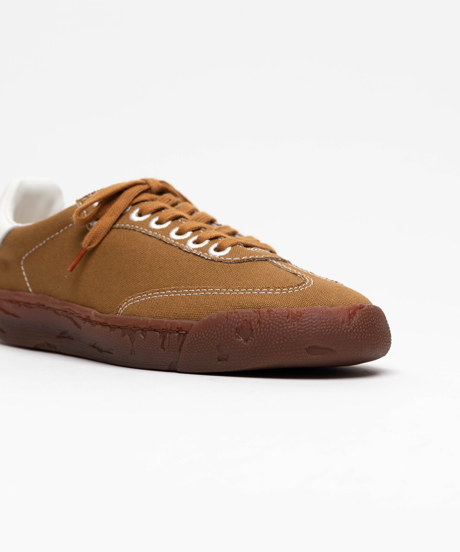"FRANCIS"  PAST Sole Brown Edge Canvas Low-top Sneaker