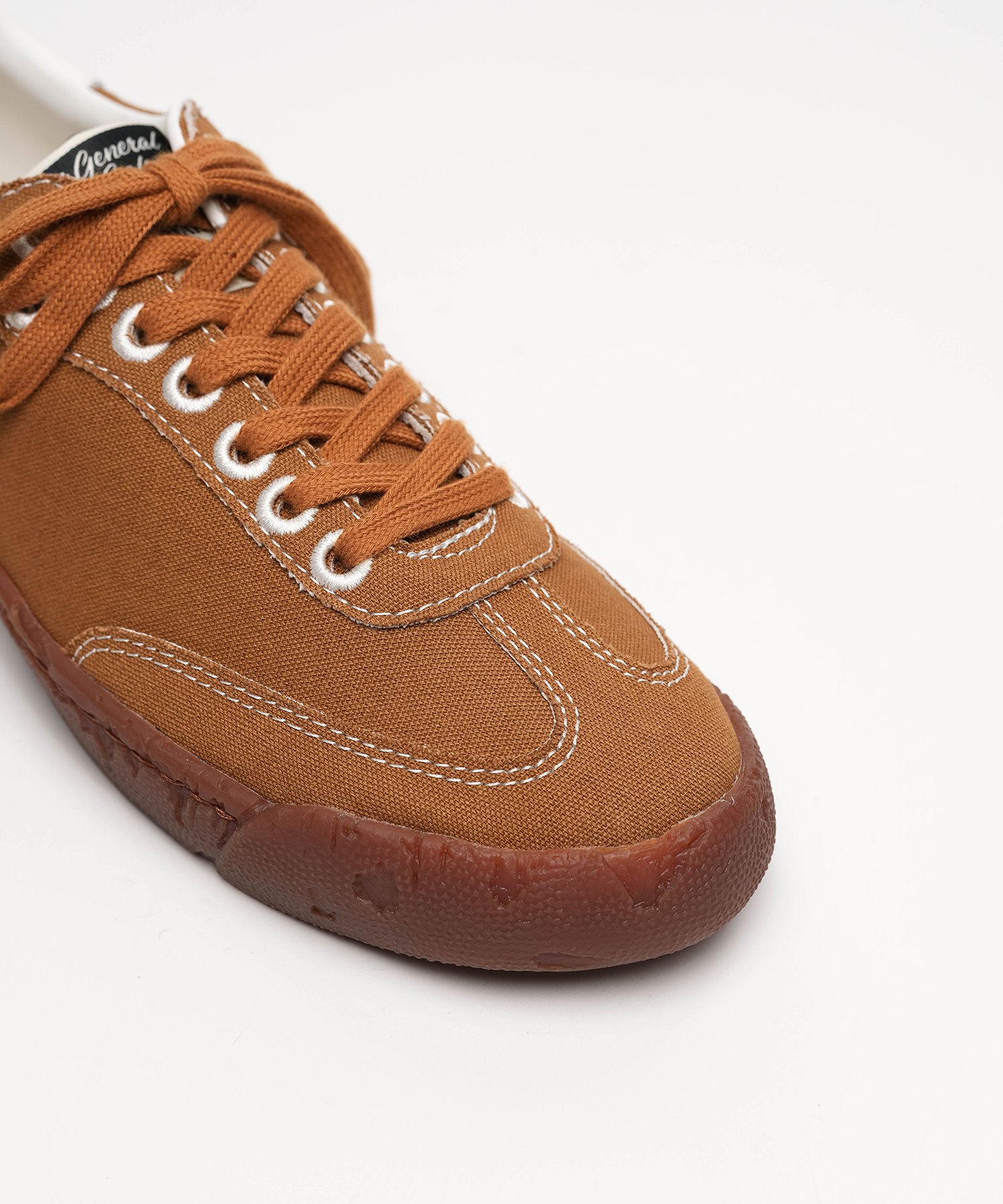 "FRANCIS"  PAST Sole Brown Edge Canvas Low-top Sneaker