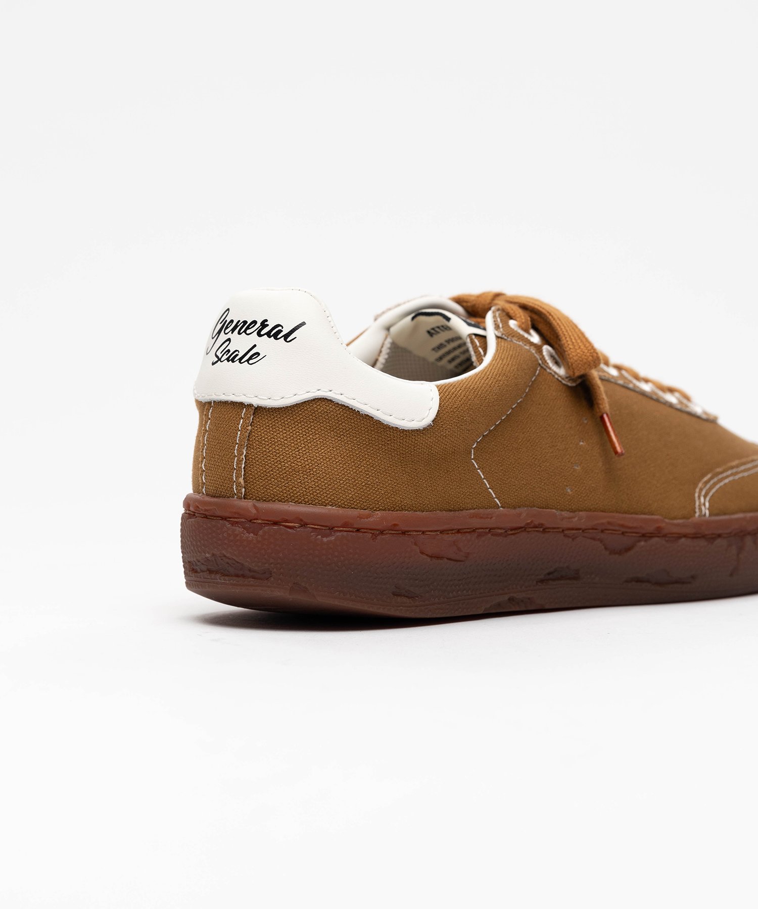 "FRANCIS"  PAST Sole Brown Edge Canvas Low-top Sneaker