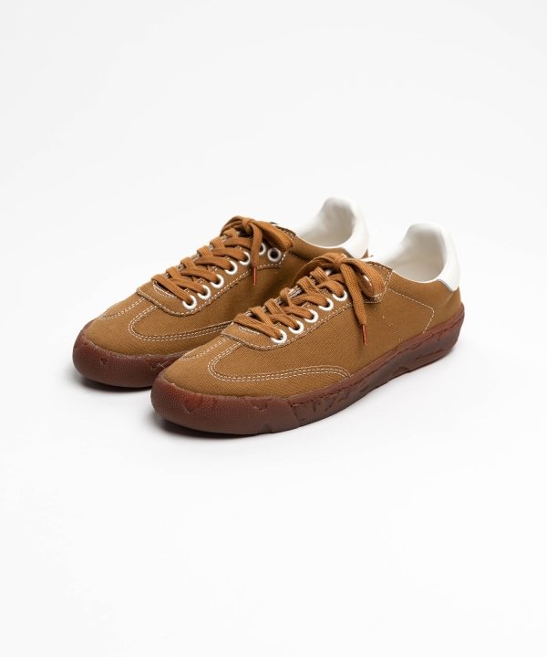 "FRANCIS"  PAST Sole Brown Edge Canvas Low-top Sneaker