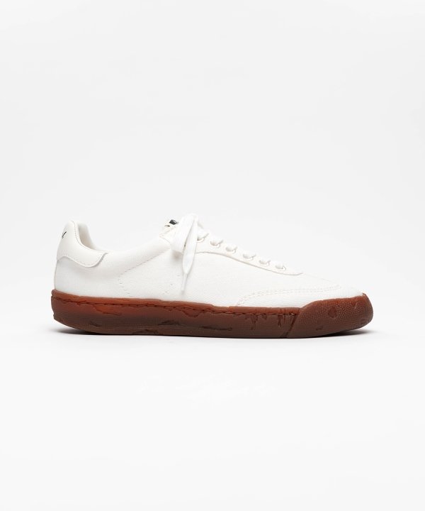 "FRANCIS"  PAST Sole Brown Edge Canvas Low-top Sneaker