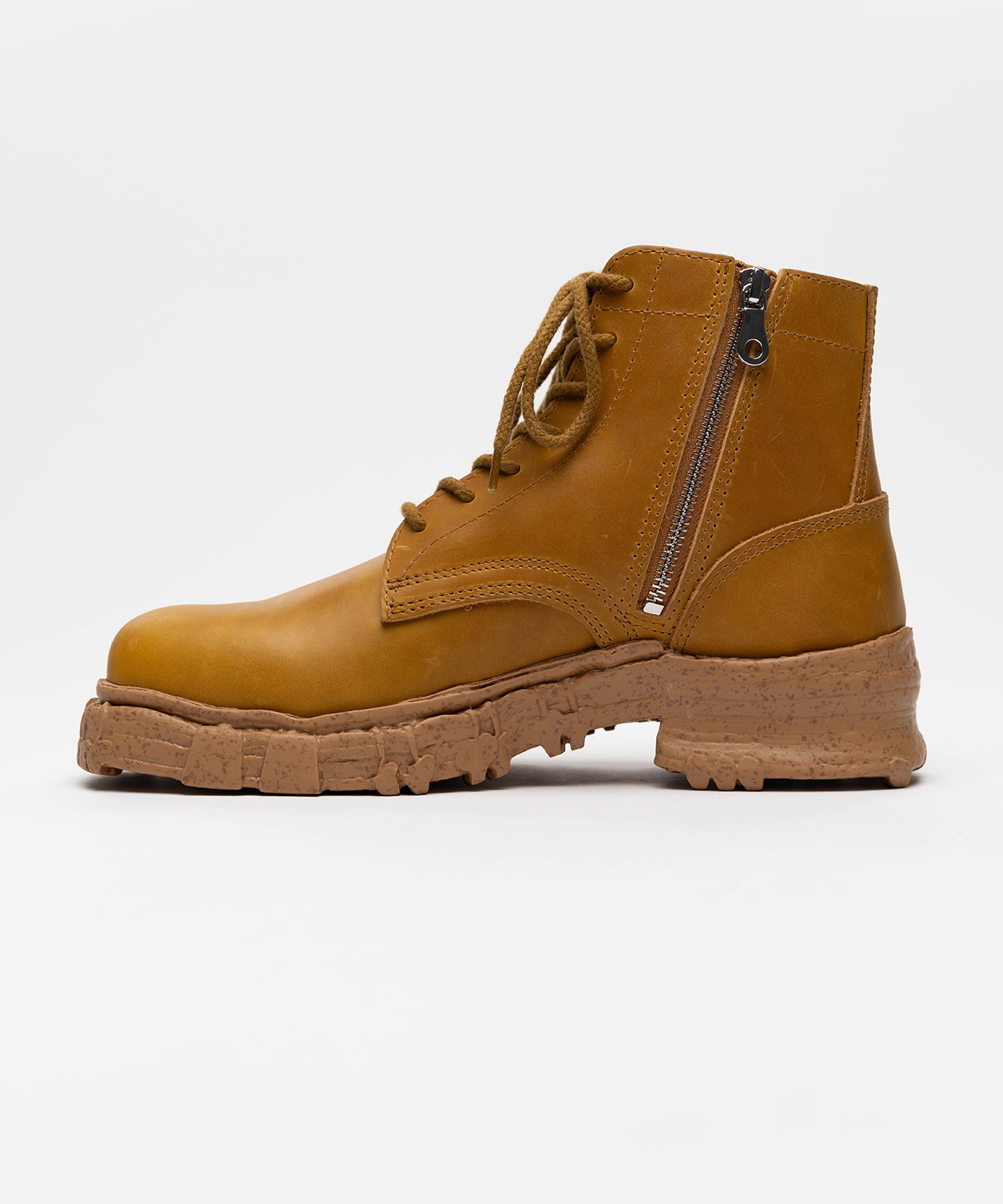 "JOSEPH" Vintage-like Sole Leather Boots