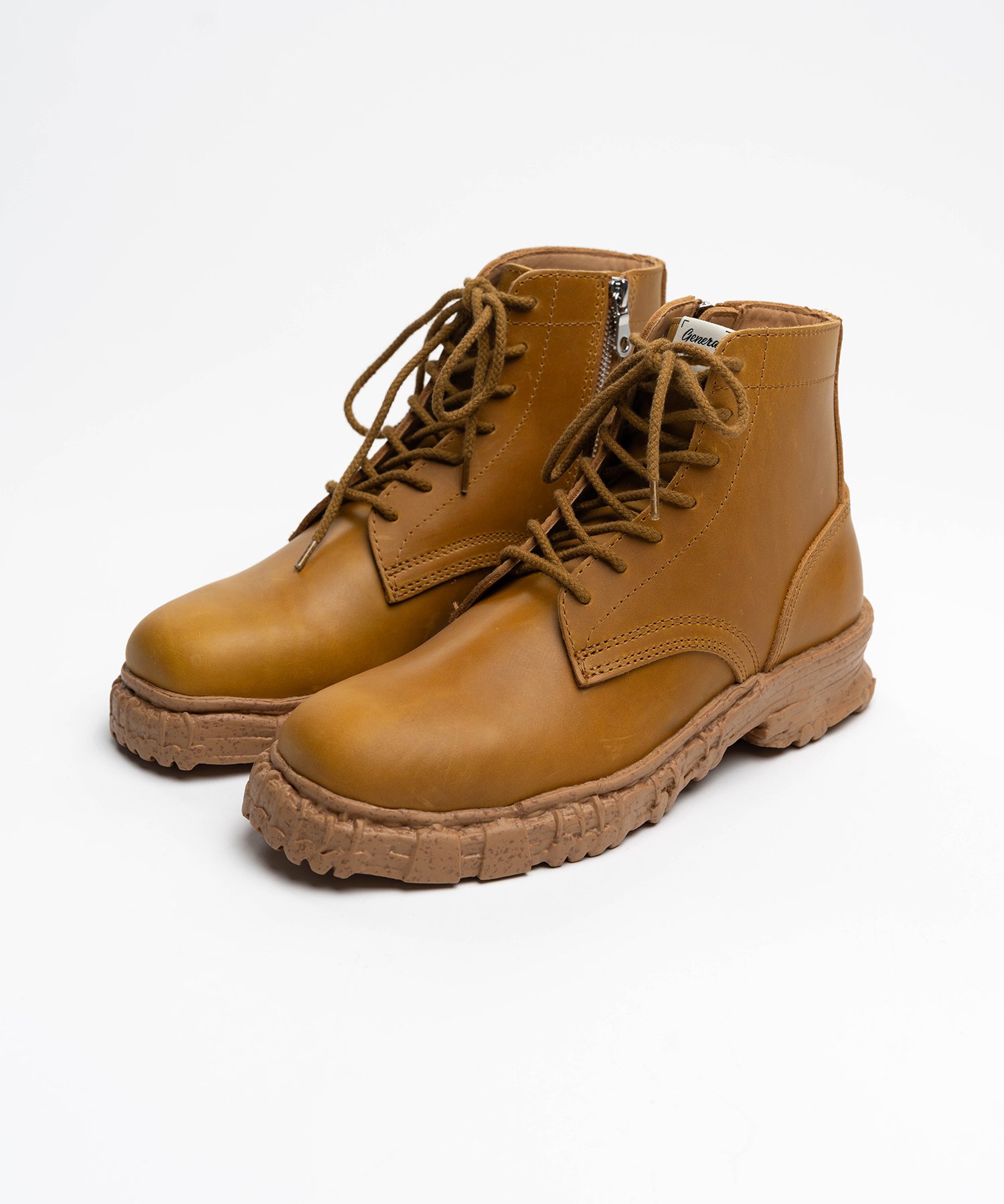 "JOSEPH" Vintage-like Sole Leather Boots