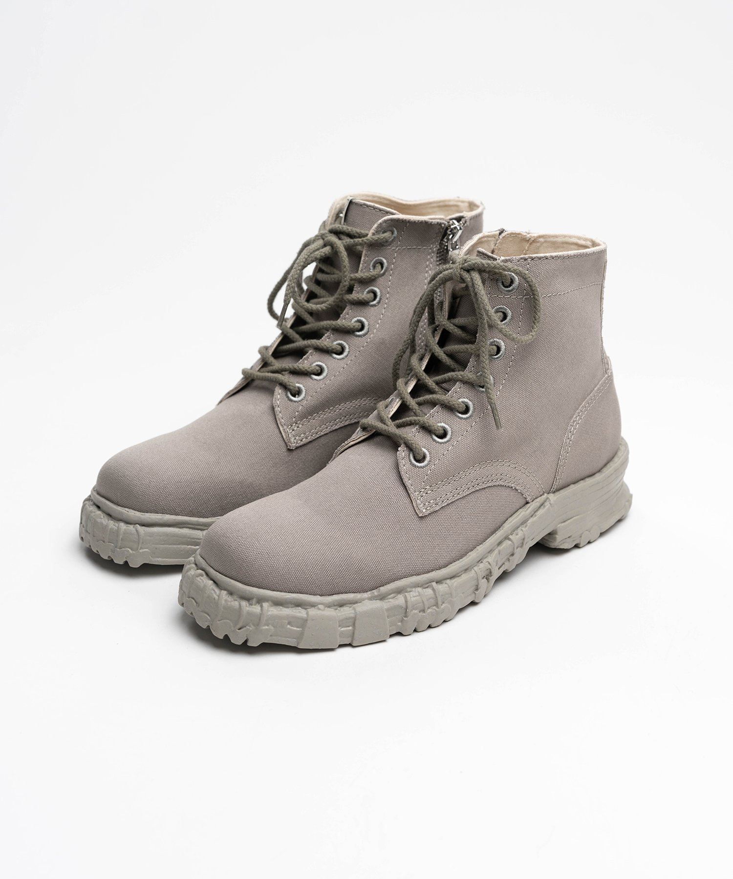 "JOSEPH" Vintage-like Sole Canvas Boots