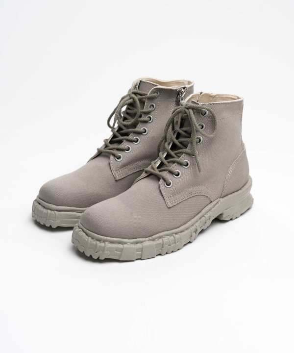 "JOSEPH" Vintage-like Sole Canvas Boots