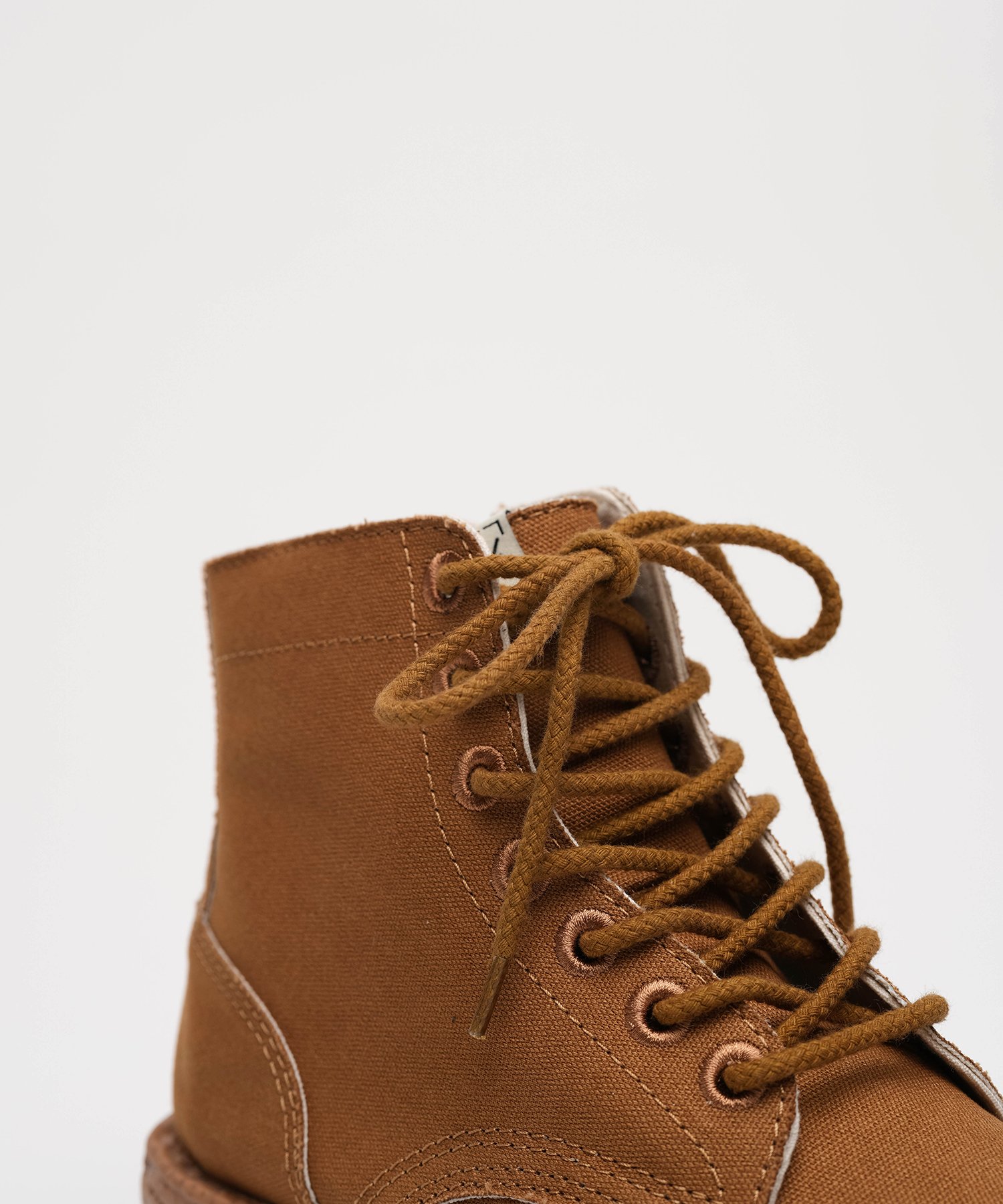 "JOSEPH" Vintage-like Sole Canvas Boots