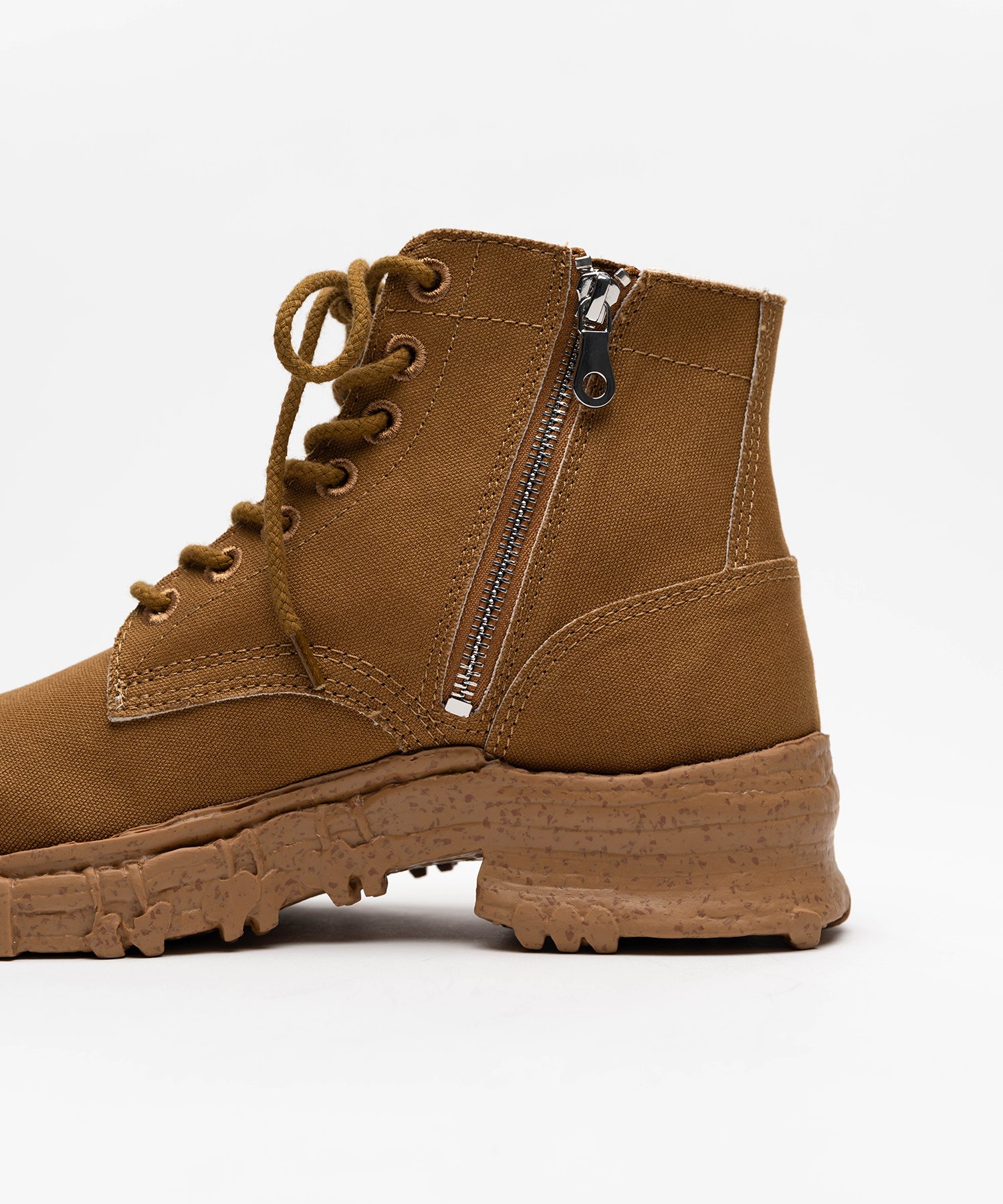 "JOSEPH" Vintage-like Sole Canvas Boots