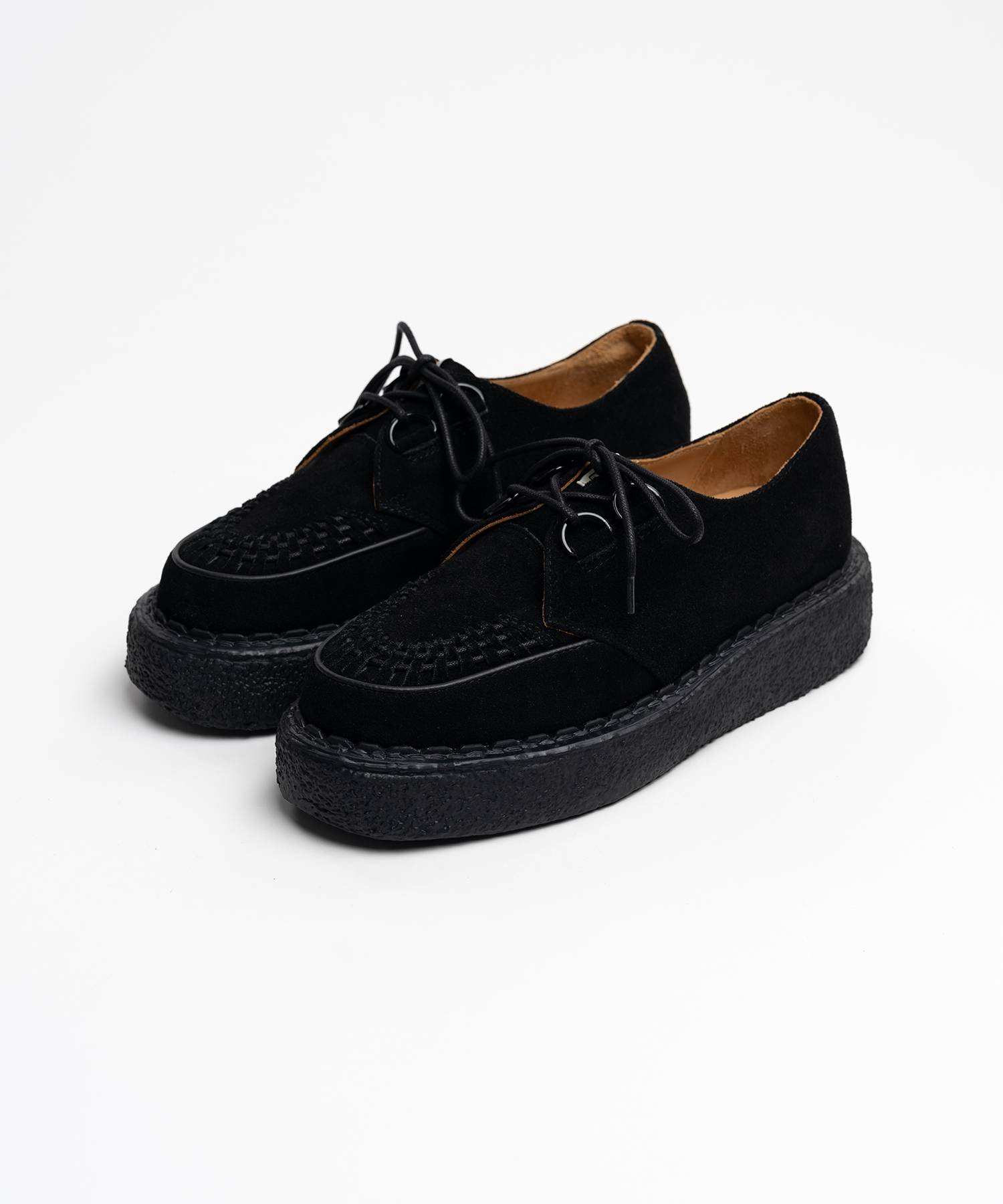 "DAVID"Suede Inter Lace Shoes